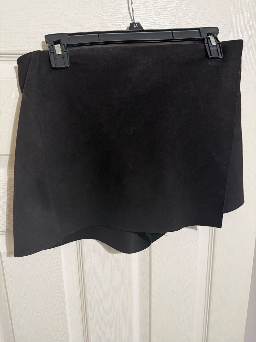 HYFVE Black Asymmetrical Wrap Mini Skort